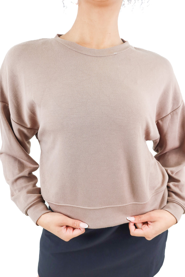 Scoop brown sweatshirt (S)