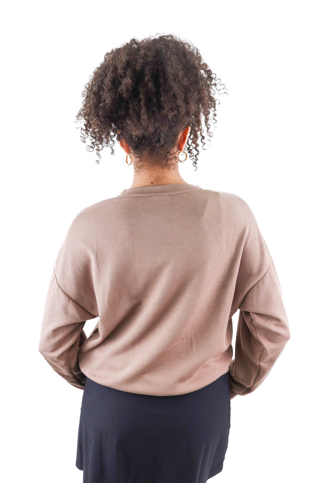 Scoop brown sweatshirt (S)