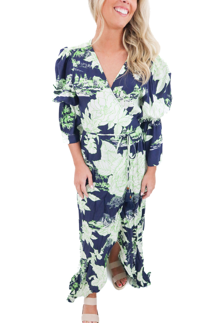 Maaji Floral Cover Up (M; retail $138)