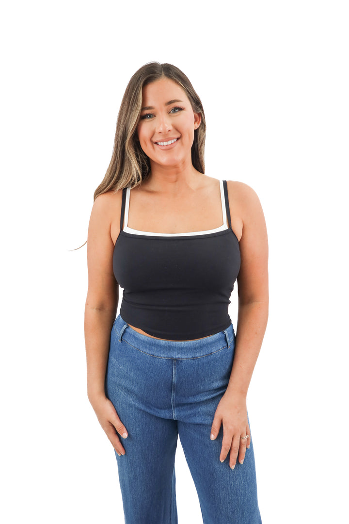 ypb black active top (L)