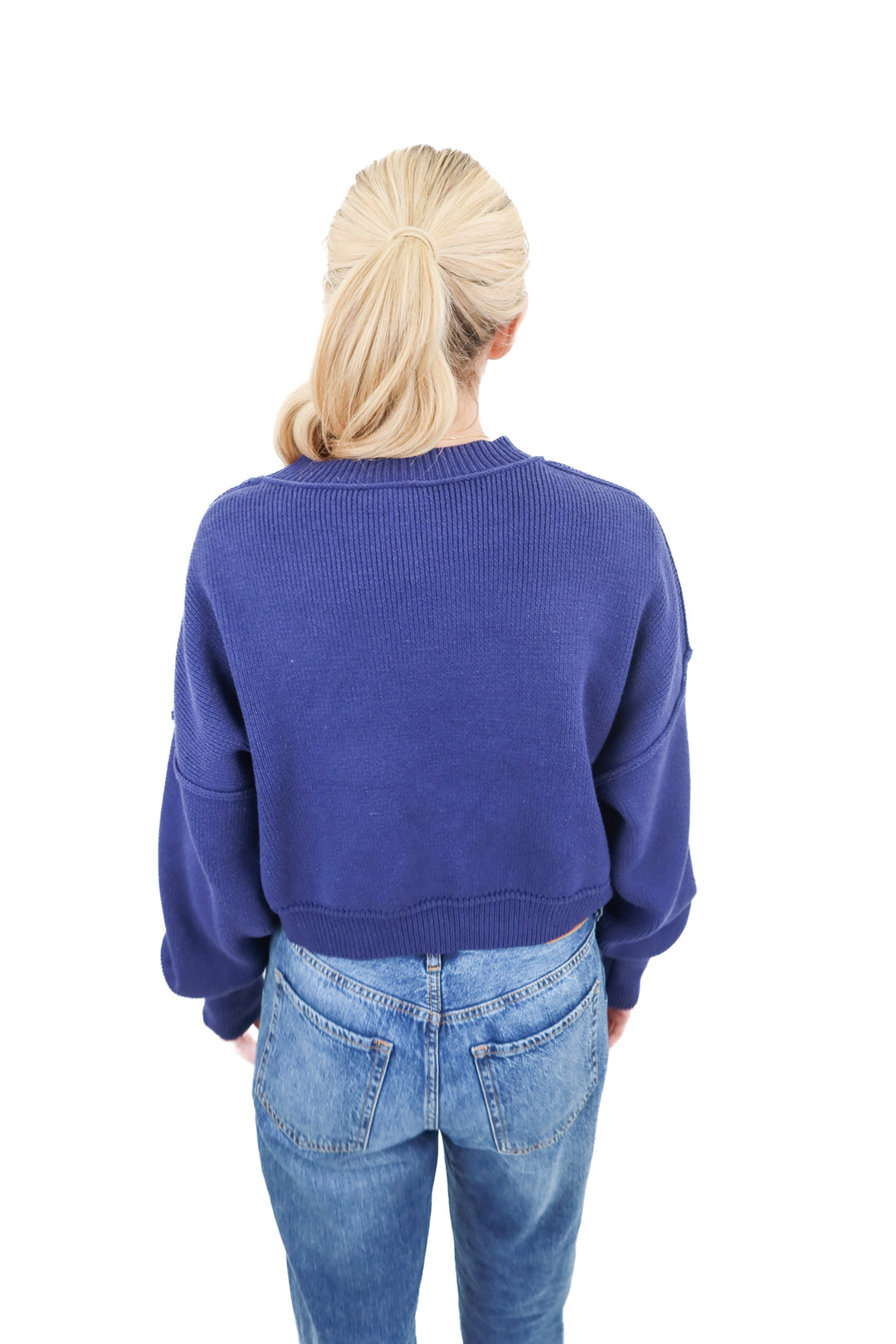vici navy usa sweater (retail $68)