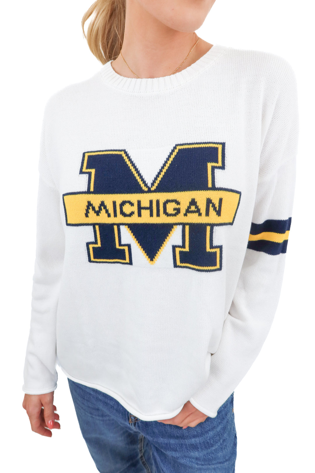 newport knits michigan sweater (s; retail $130)