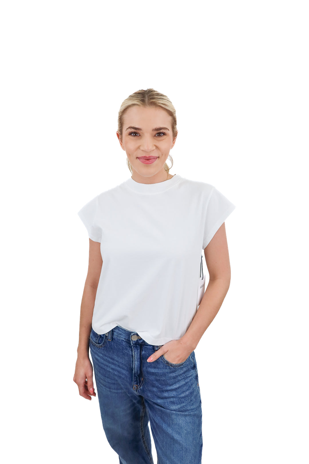 agolde white cap sleeve tee NWT (s; retail $108)