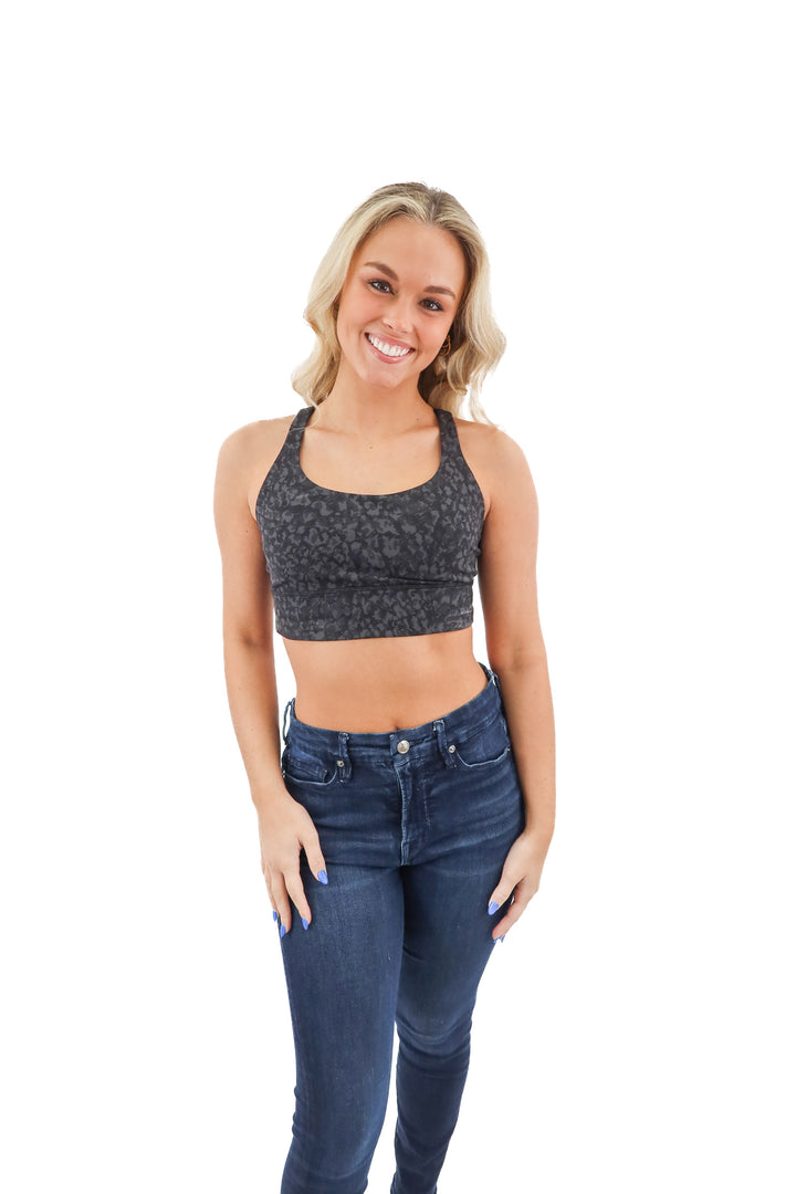 Lululemon black camo sports bra (8)