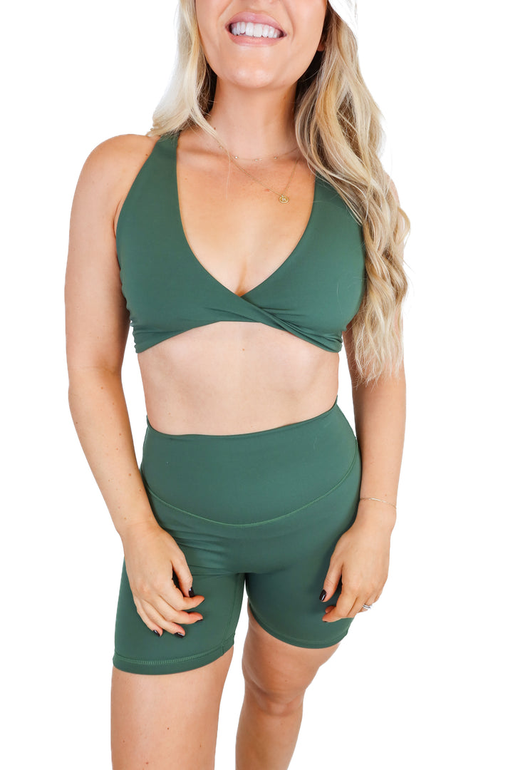 acta dark green activewear set (s)
