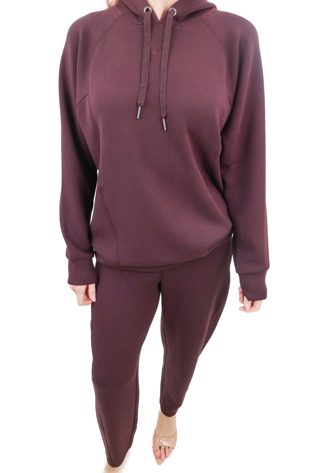 spanx truffle brown sweat set NWT (s; retail $238)