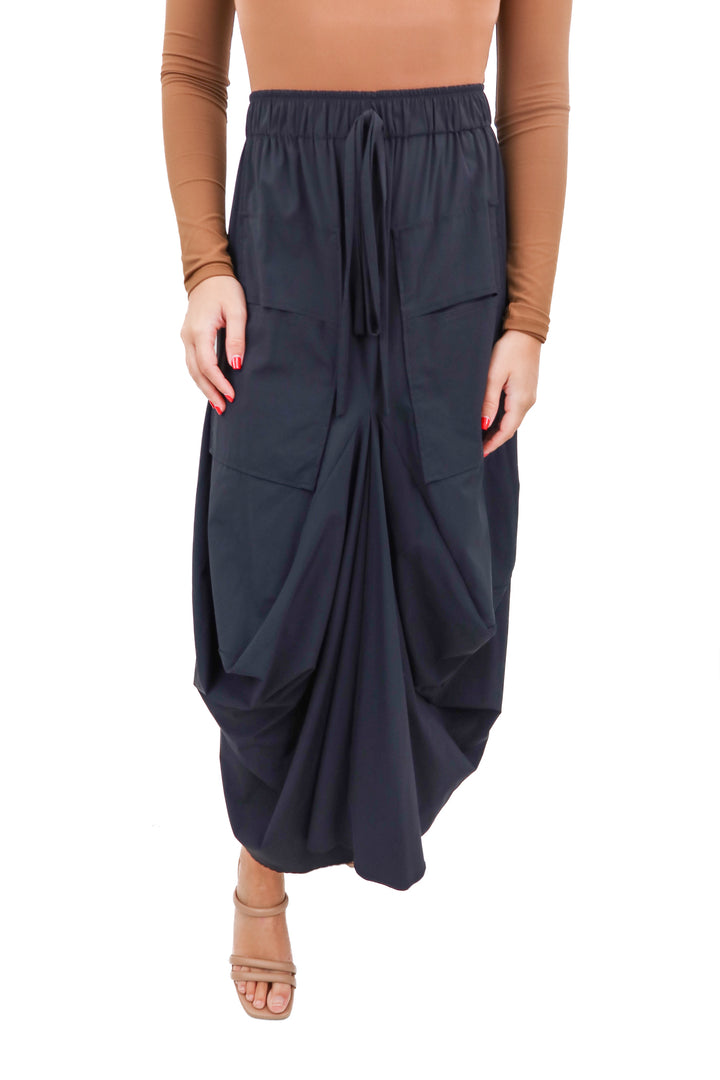 ruti black cargo skirt (s; retail $269)
