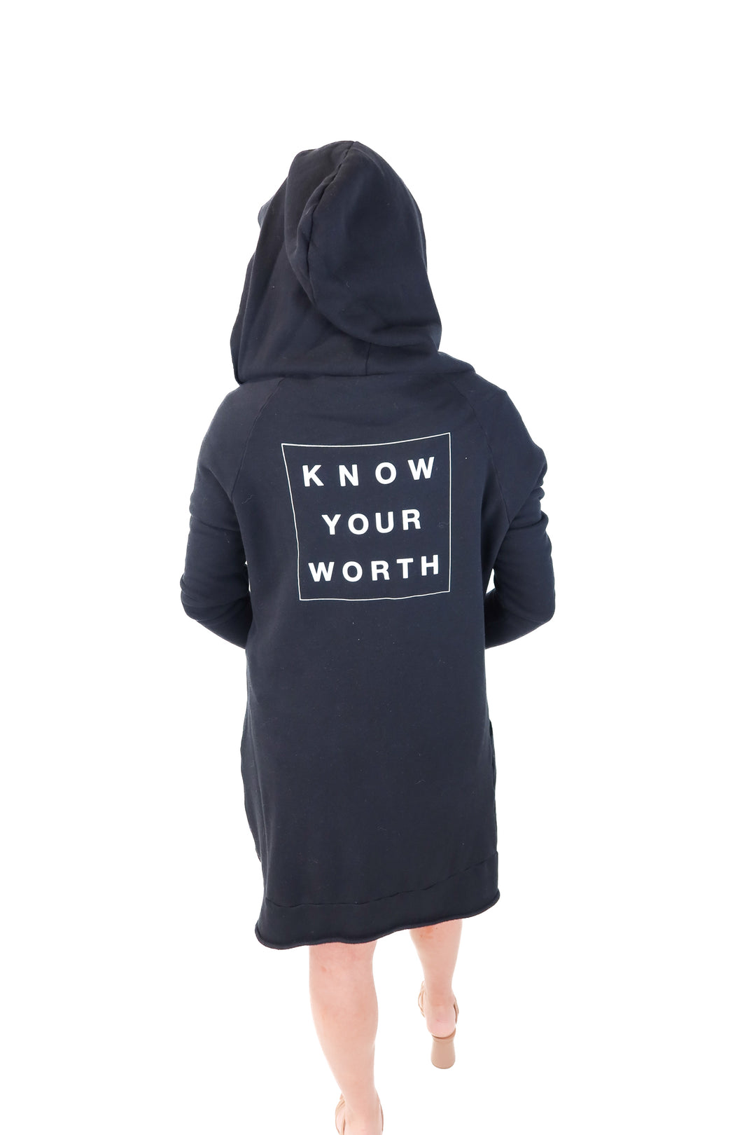 Good hYOUman black hooded cardigan (s; retail $120)
