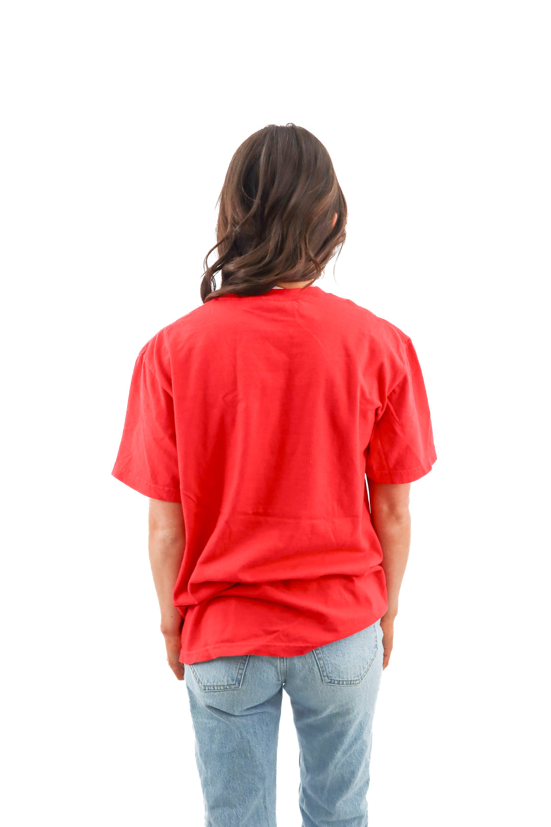 Comfort Colors red "Eagles" tee shirt (M)