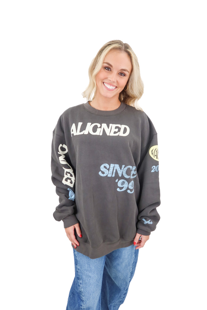 mayfair group "the alignment crewneck" NWT (s/m; retail $118)
