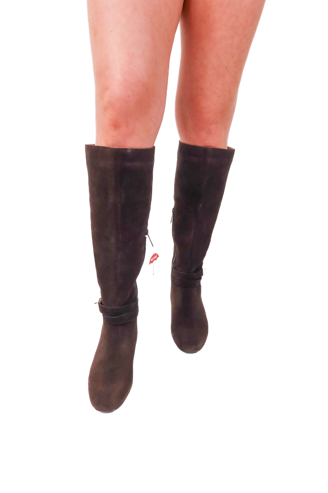 blando waterproof brown tall boots NWT (7; retail $220)
