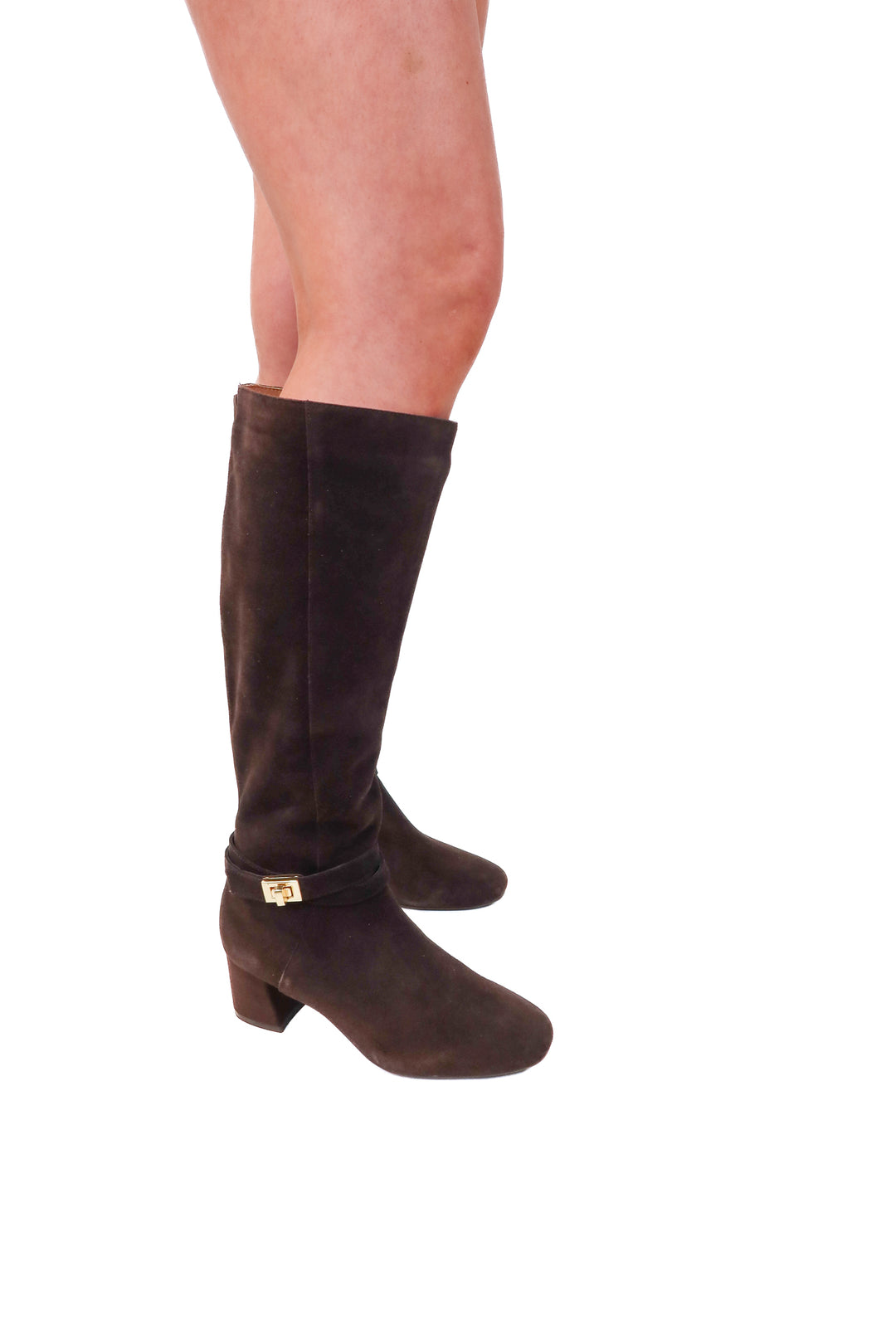 blando waterproof brown tall boots NWT (7; retail $220)