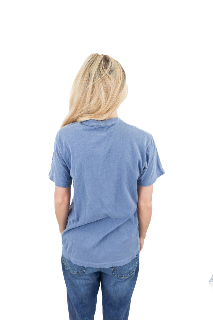 vici blue hamptons graphic tee (s; retail $48)
