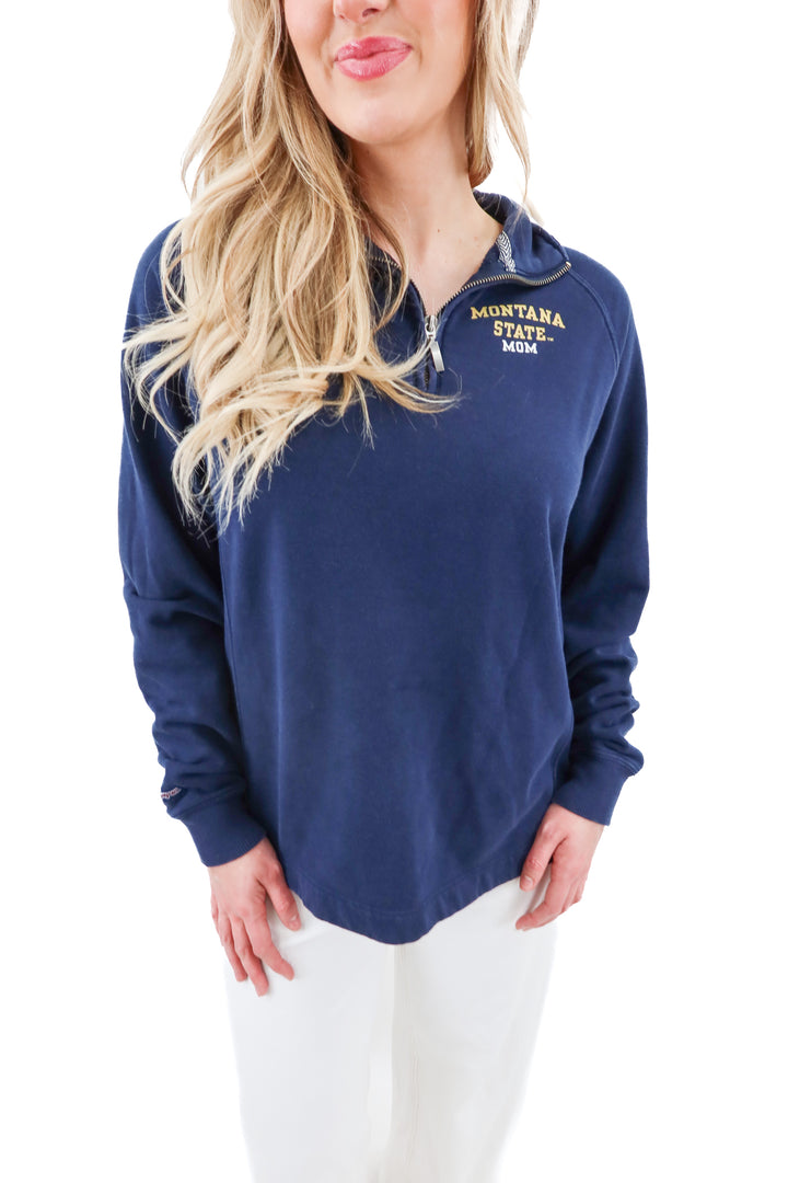 Jansport "montana state mom" half zip (XL)