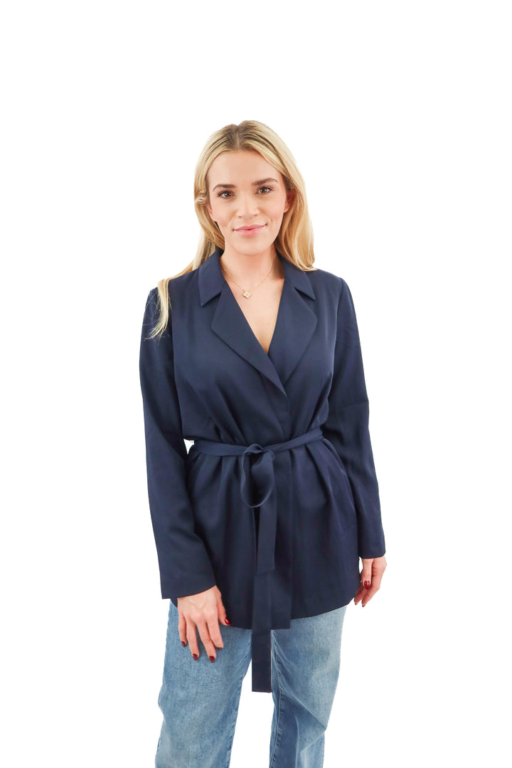 tuckernuck navy blazer (xs; retail $298)