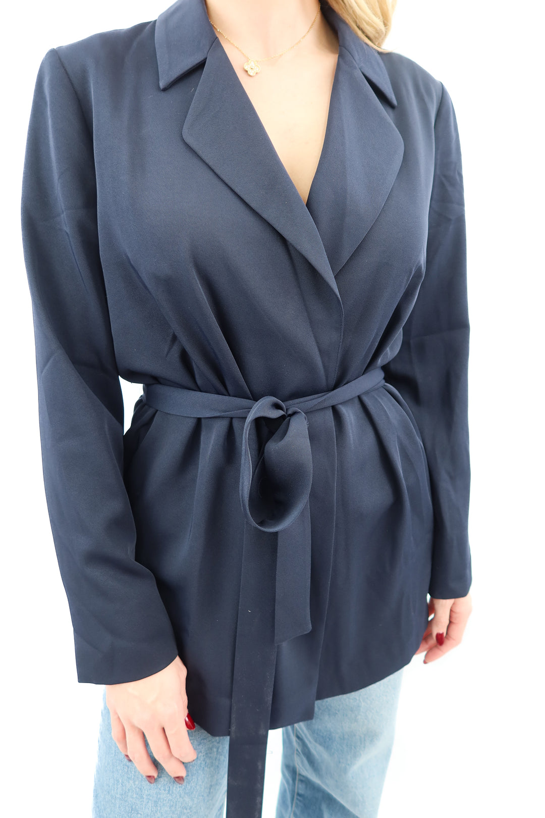 tuckernuck navy blazer (xs; retail $298)