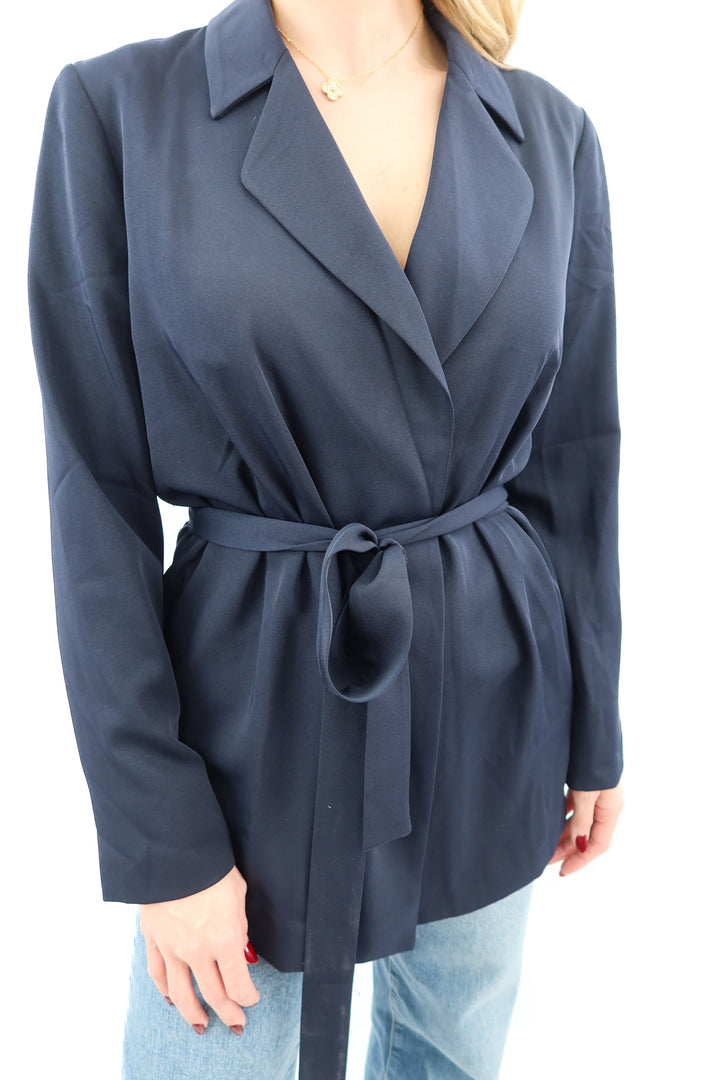 tuckernuck navy blazer (xs; retail $298)