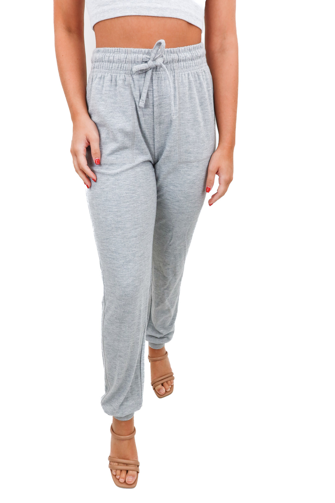 j.crew grey knit joggers (xs; retail $98)