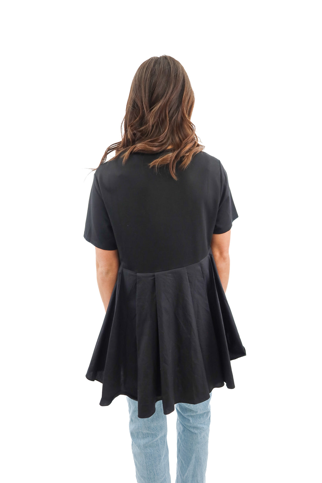 English Factory black flowy back top (M)