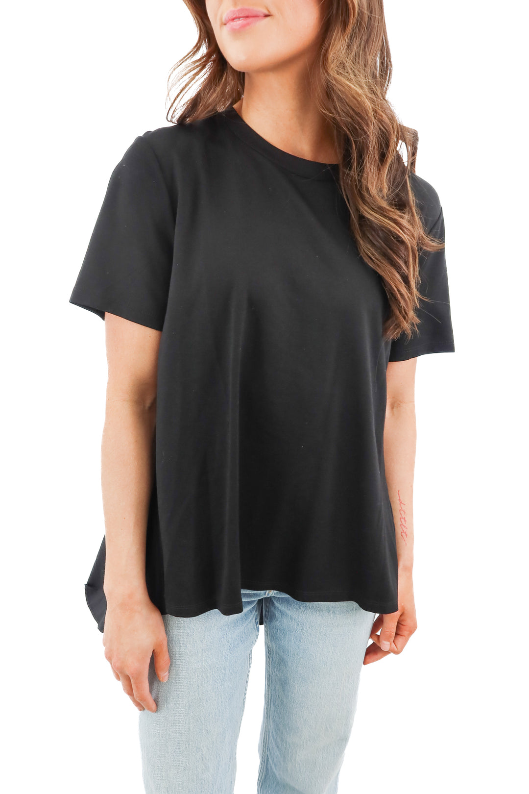 English Factory black flowy back top (M)