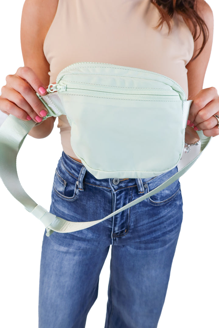 lululemon mint belt bag (retail $38)