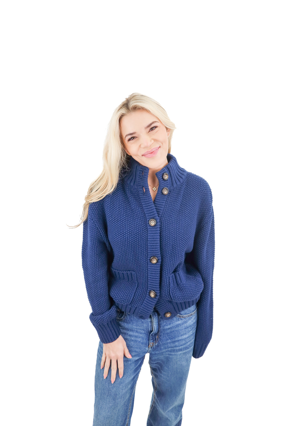 alice walk navy cardigan NWT (s; retail $195)