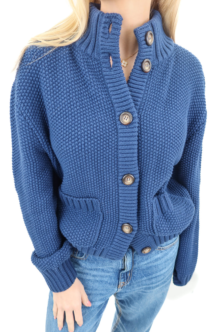 alice walk navy cardigan NWT (s; retail $195)