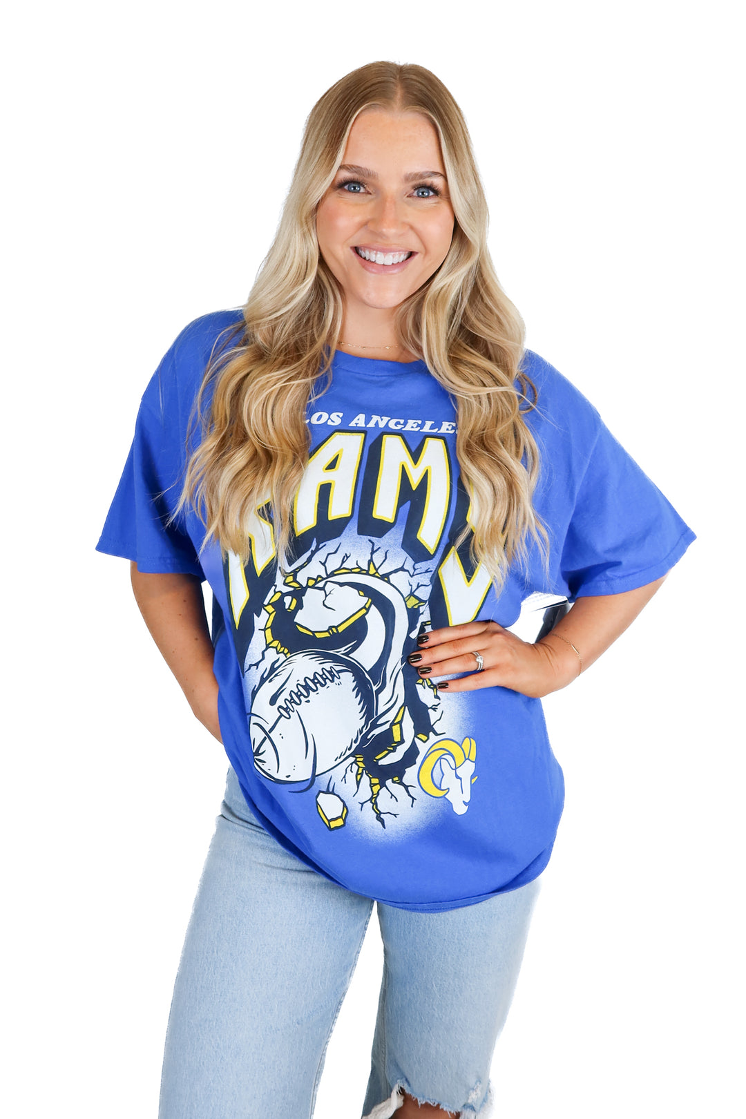 Junk Food Clothing LA Rams T-Shirt NWT (L; retail $47.99)