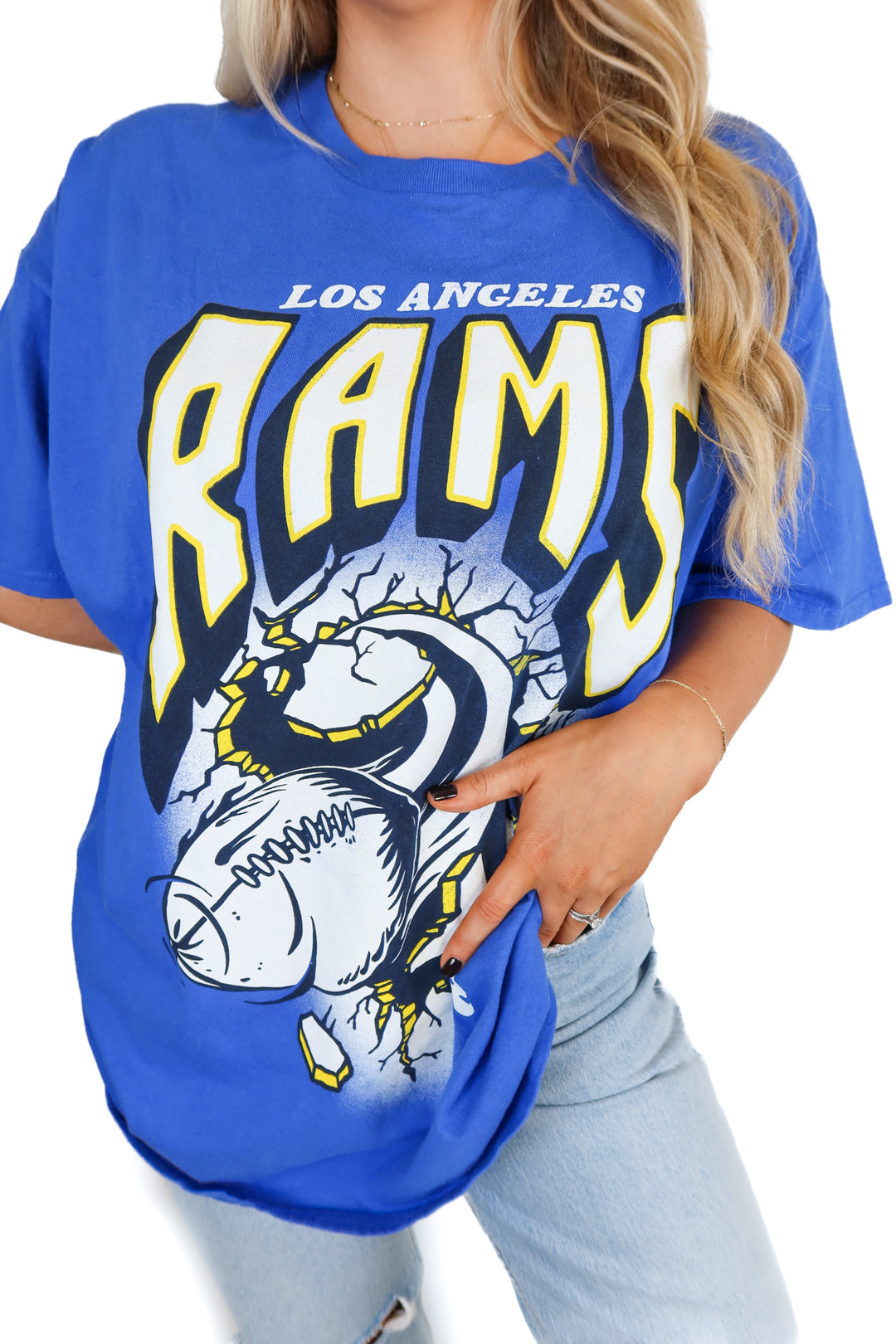 Junk Food Clothing LA Rams T-Shirt NWT (L; retail $47.99)
