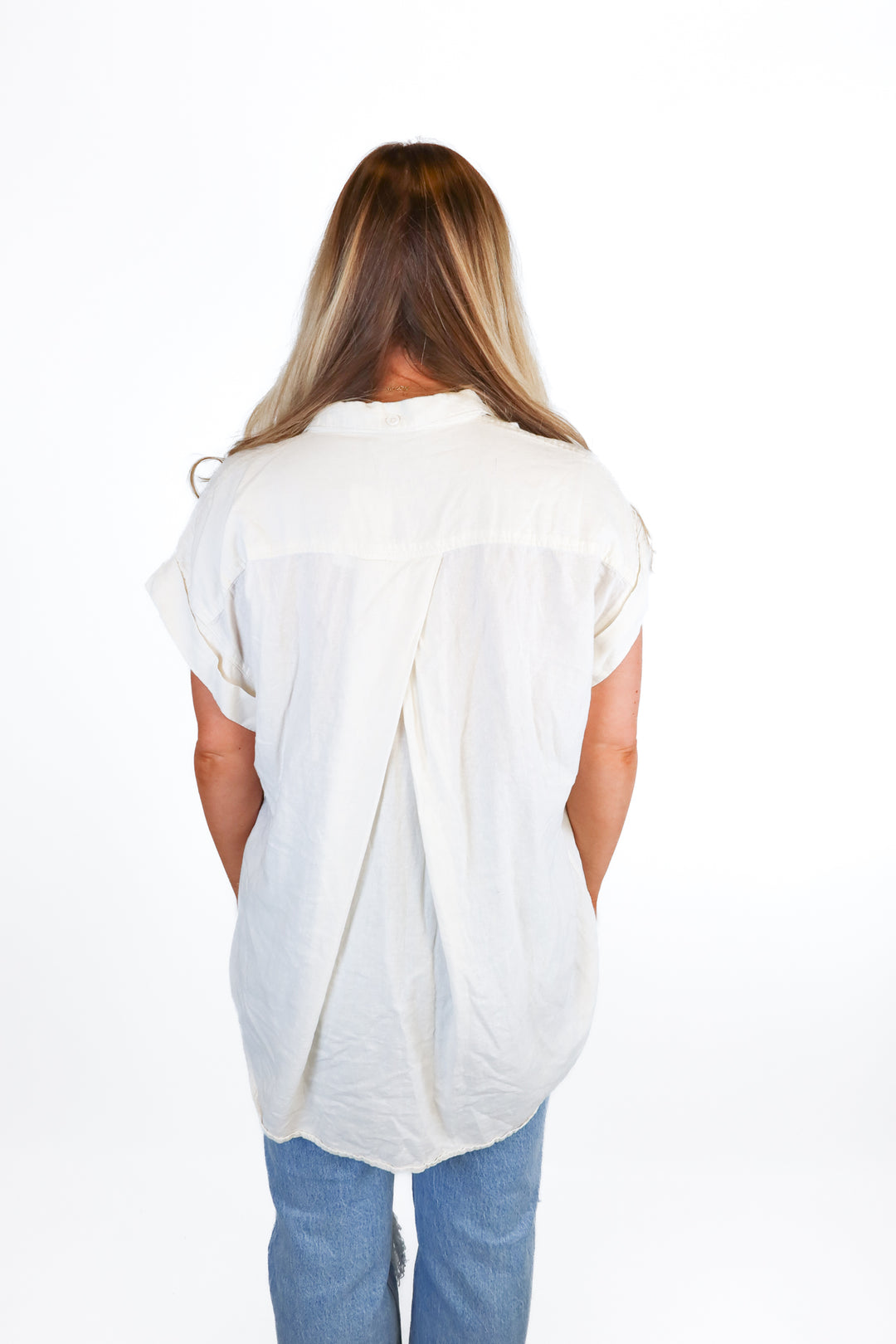 Thread And Supply ivory button down (M)