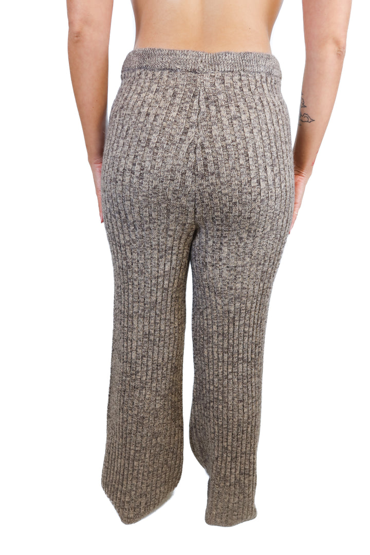 Vici brown knit pant (M)