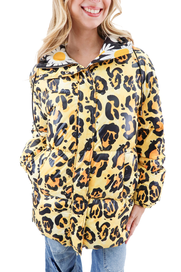 moncler animal print puffer jacket (xs/s; retail $2270)