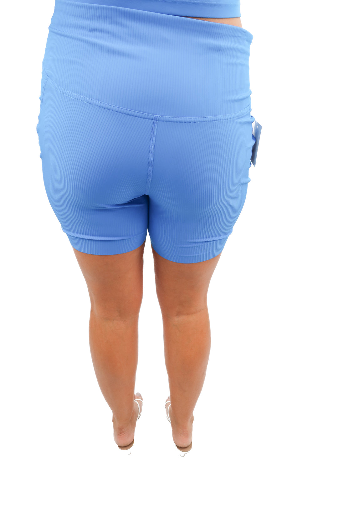 lululemon blue ribbed biker shorts (14)
