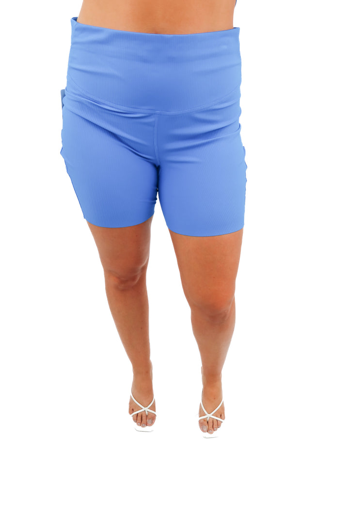 lululemon blue ribbed biker shorts (14)