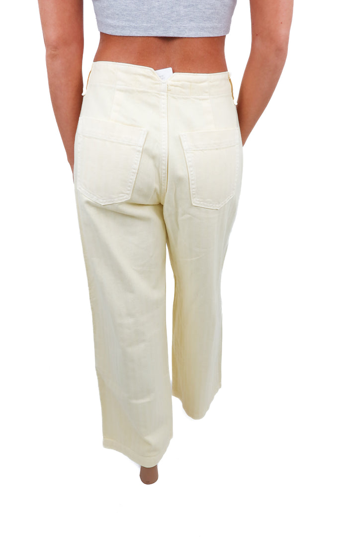 old navy yellow striped pants (4)