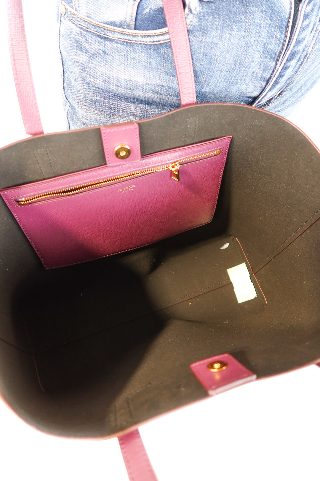 tom ford purple leather handbag NWT (retail $525)