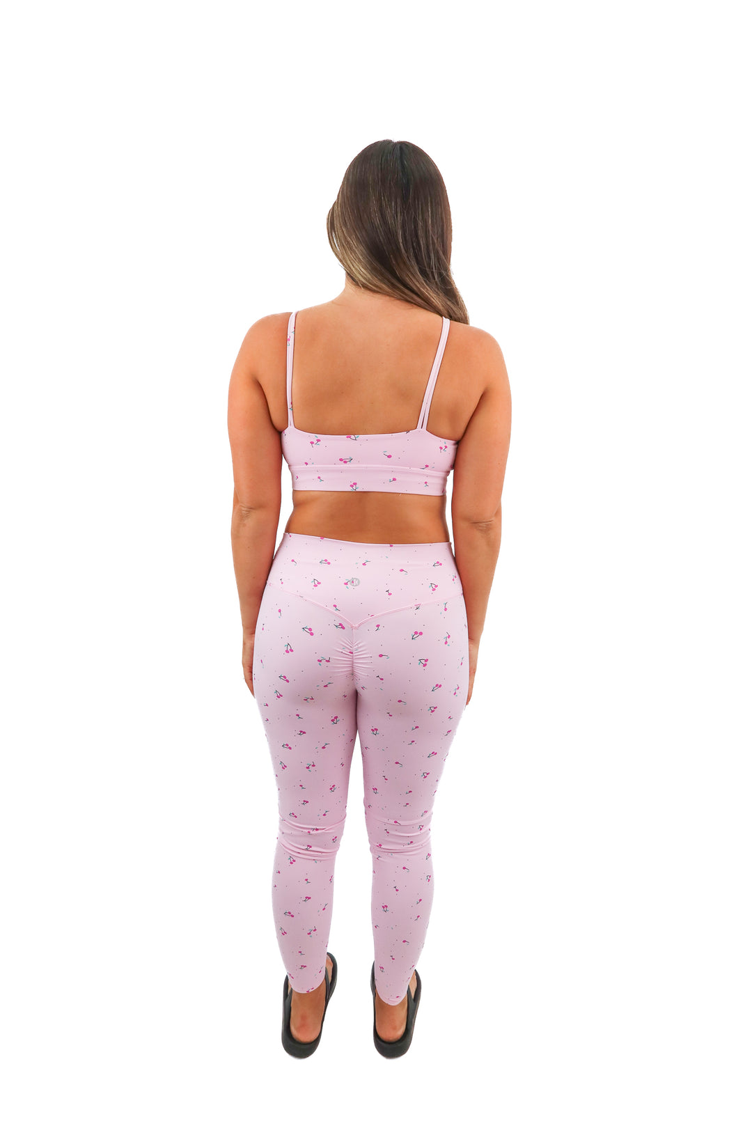 astoria pink cherry active set (L; retail $142)