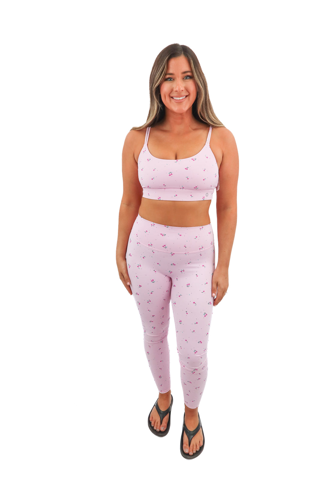 astoria pink cherry active set (L; retail $142)