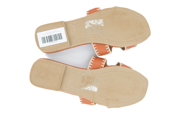 yoki brown essie sandals (8.5; retail $33)