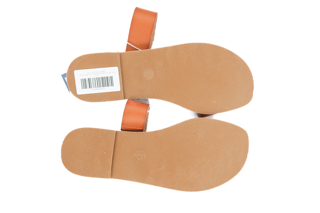 universal thread brown strap sandals (7.5; retail $25)