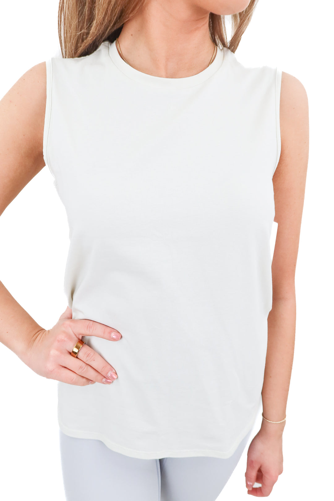 lululemon "love organic cotton tank" NWT (s; retail $38)