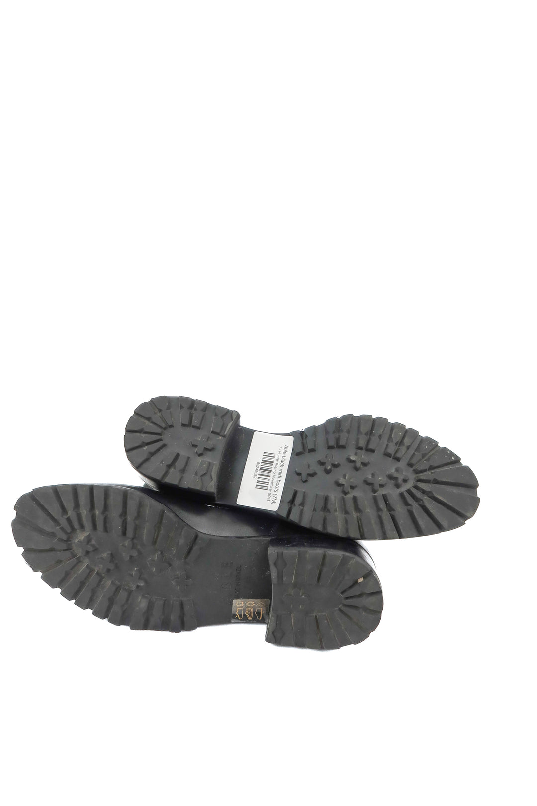 Able black midi boots (7M)