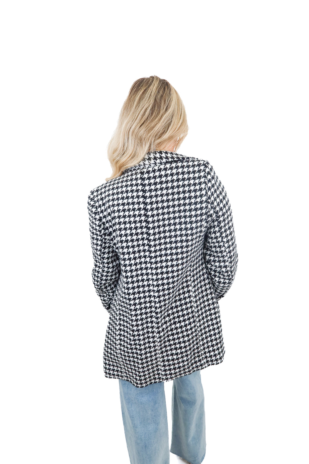 vici houndstooth jacket (s; retail $78)