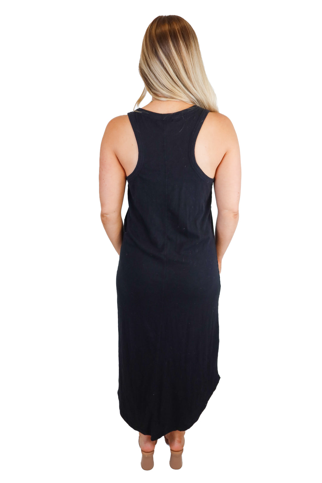 Z Supply black tank midi dress (S; retail $90)