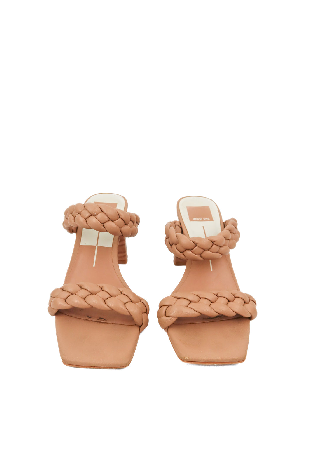 Dolce Vita nude braided heels (7)
