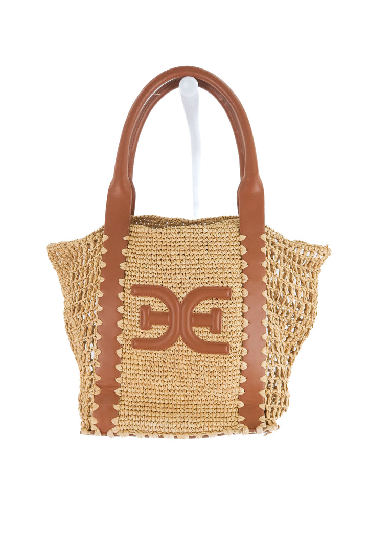 sam edelman raffia tote bag (retail $175)