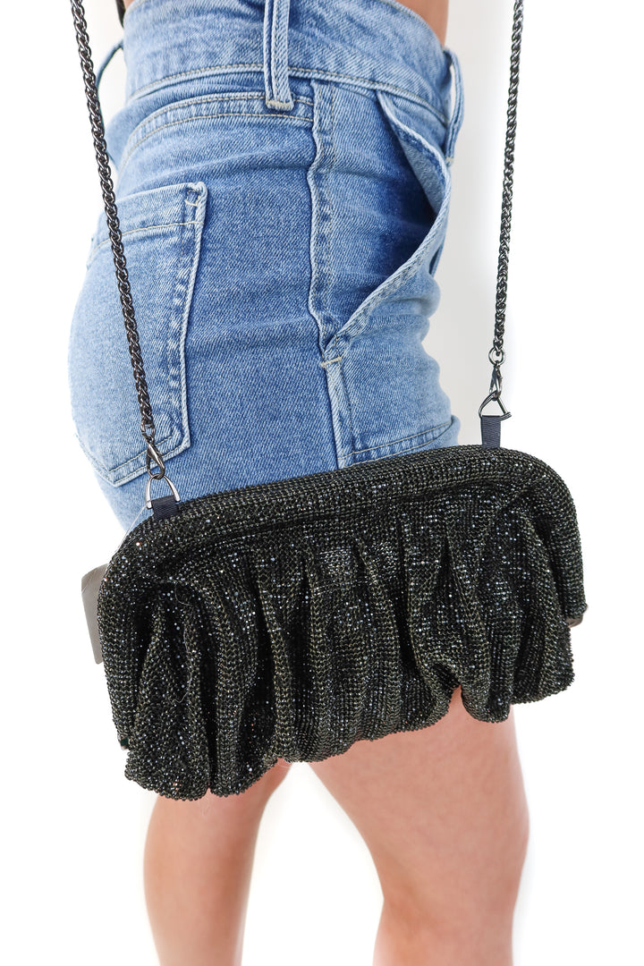 urban expressions black rhinestone bag NWT (retail $90)