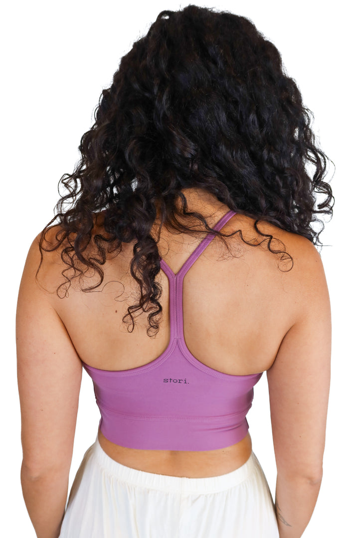 Stori Light Purple Racerback Sports Bra (6)