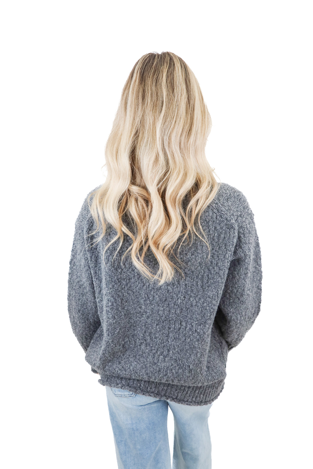 j.crew grey knit cardigan (s; retail $168)