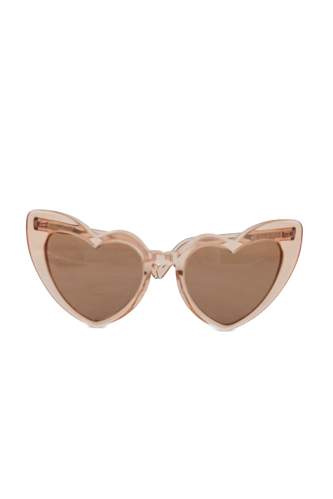 saint laurent heart sunglasses (retail $547)